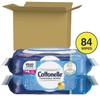 Cottonelle Flushable Wet Wipes for Adults, 2 Flip-Top Packs, 42