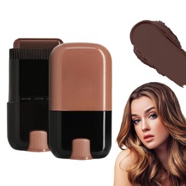Tinte Para Cabello Con Peine Seguro y Práctico Para Retoques Rápidos, Touch Up Comb 2 en 1 Coreano, Barra Portátil Para Retocar El Color Del Cabello  
