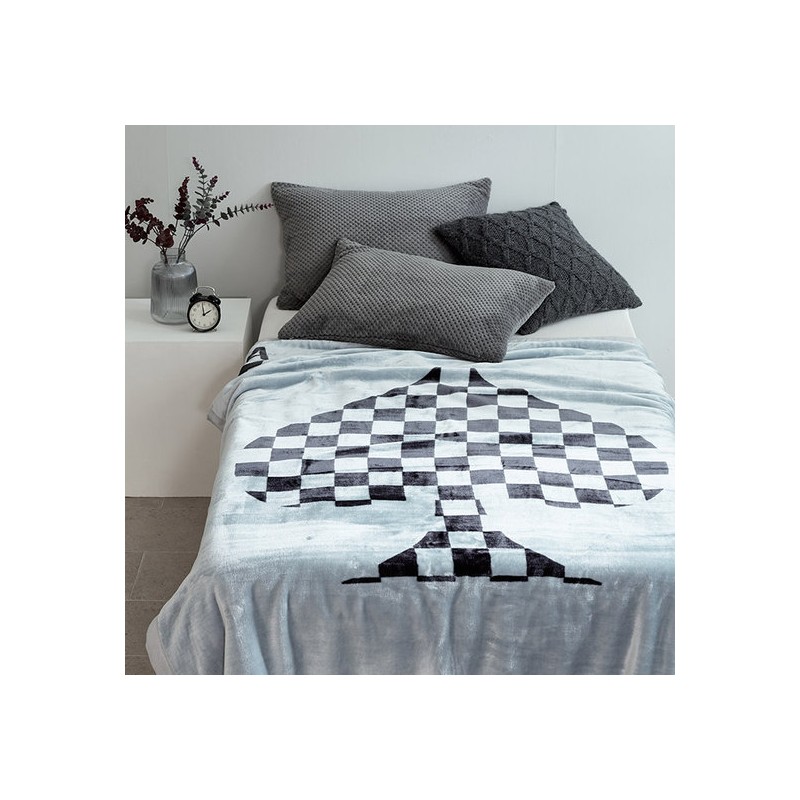 Regular Blanket X2 Double Acrylic Thick Mink Microfiber Blanket 11
