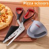 Pizza Scissors, Pizza Cutter with Shovel, Food-Grade Sharp Stainless Steel