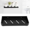 30cm Bathroom Shelf Space Aluminum Wall Mounted Hollow Storage Rack