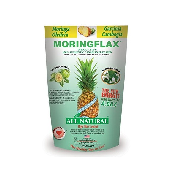 Moringflax Canadian Flax Seed 16 oz POWDER