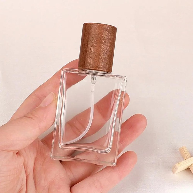 SCOLAND 30/50ml Perfume Bottle Glass Refillable Perfume Atomizer Bottle with