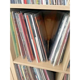 Well Strung 2 Pieces Vinyl LP Record Backstopper Back Spacer Fits IKEA Kallax Bookshelf Blk