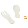 Ideaco Salad Server Spoon 1 Fork 2 Piece Set Sand