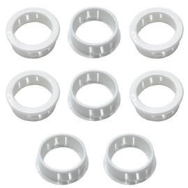 8 Pcs SB1.093-14 Shower Grab Bar Snap|Bushing|Grommet|White Nylon, Compatible with Heyco, Lasco, Aulpq Shower Grab Handle Bar, Fit for a 7/8" bar and a 1+1/8" Hole, Part# SB1093-14, SB-1093-14