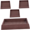 COHEALI 4Pcs Non Slip Furniture Caster Cups Durable Floor Protectors