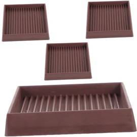 COHEALI 4Pcs Non Slip Furniture Caster Cups Durable Floor Protectors for Sofa Soft Grippers for Hardwood and Tile Floors