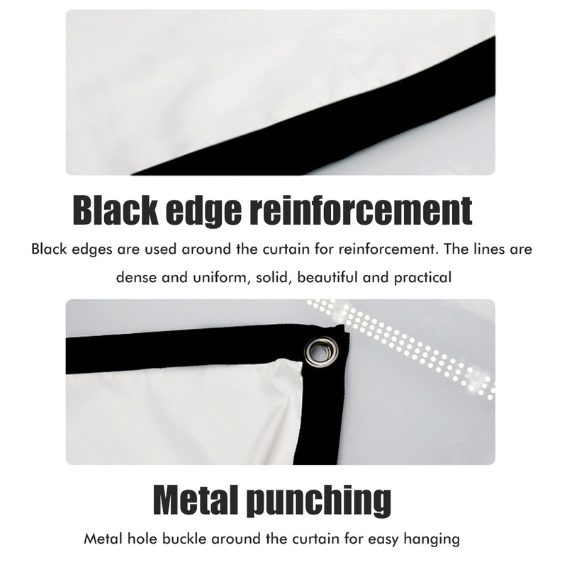 Projector Screen Portable Foldable Projection Screen for Home Theater Camping