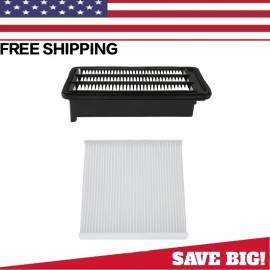 H HENZIKON HIGH-PERFORMANCE ENGINE & CABIN AIR FILTER for 2017-2022 Honda CRV 1.5L Turbo only 17220-5AA-A00*