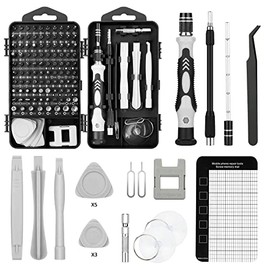 Juego de Desarmadores 120 En 1, Destornilladores de Precision Profesional Extraíble, Juego de Destornilladores Multifuncional para Reparación de Bricolaje Electrodomésticos, Teléfono, Electrónica