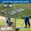 Lawn Leveling Rake 30 "x10 Stainless Steel Lawn Leveling Tool