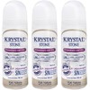 Krystal Stone Desodorante Lavanda Roll on 90ml 3 Pack