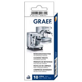 Graef 145614 Reinigungstabletten für Siebträger, 10-er Set