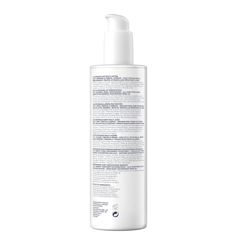 RoC - 3-in-1 Milk Makeup Remover - Cleanses, Tones and