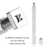 36Pcs Steel Letter Number Leather Stamper Punching Tool for DIY