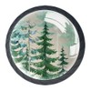 Woodland Forest Green Earth Tones Rustic Print Cabinet Dresser Knobs