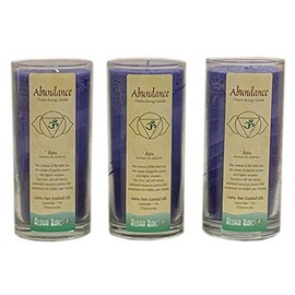 Aloha Bay - 3 Pack of Chakra Energy Jars (11 oz., Abundance - Ajna)