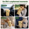 Disposable Vomit Bags, 2000cc Dual-Zip Kraft Paper, 6 Pack