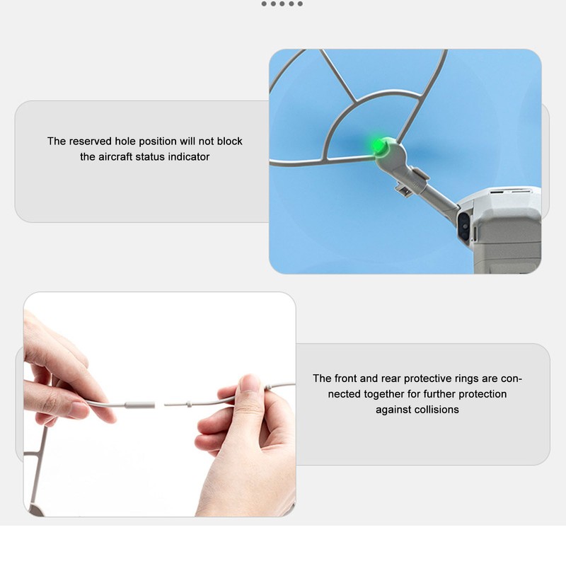 4pcs Propeller Protector Professional Prevents Collision Quick Release Removable Drone