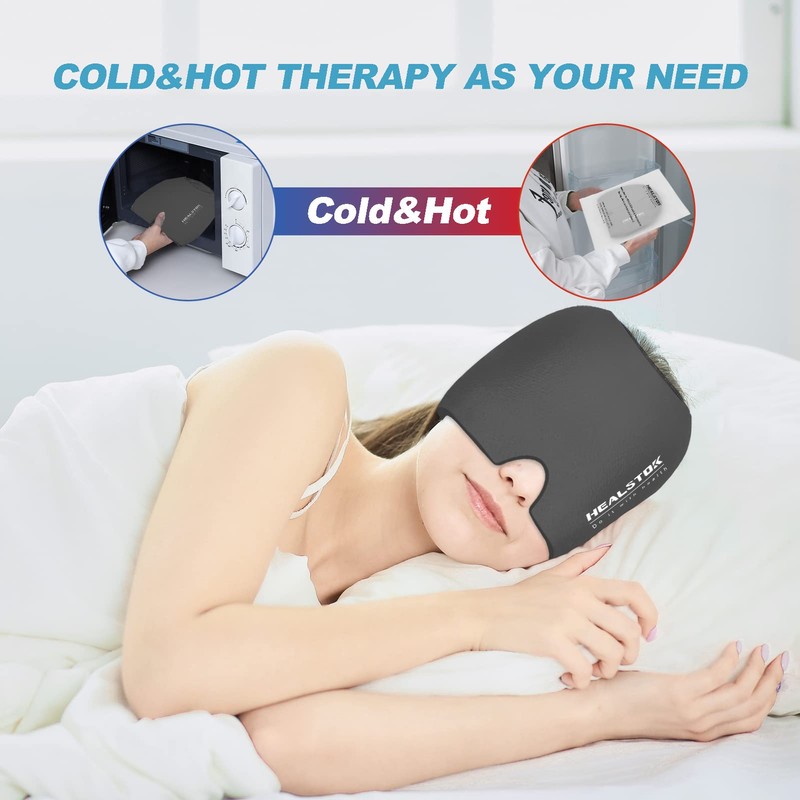 HEALSTOK Cold Hat, Ice Cap, Ice Head Wrap, Cold &
