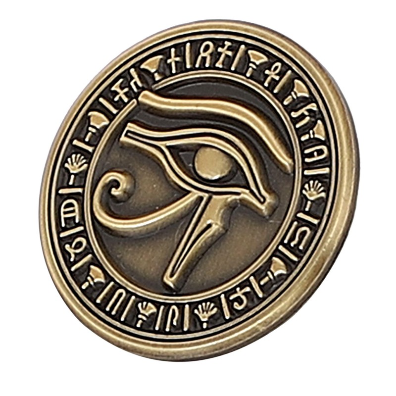 C0090 Eye of Horus Pin Egyptian Mythical Pin 0.8 inch