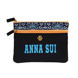 Anna Sui 110475-1402-60 Evangelion x ANNA SUI Pouch Mark.06, Black