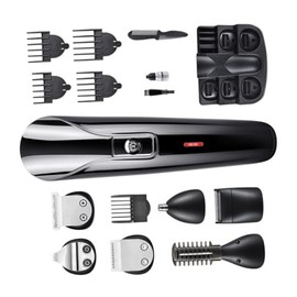 Multifunctional Hair Clippers Set USB Rechargeable Trimmer for Men Adjustable Cutting Length Cordless Design and Grooming Accessories