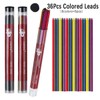 MROOFUL 2.0mm Pencil Lead Refills，2B ，Colorful 2mm Mechanical Pencil Graphite