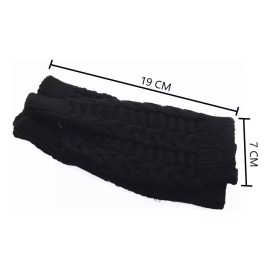 Patry Paquete 5 Guantes Sin Dedos Invierno Frío Navidad Lana