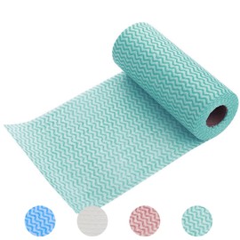 sukevitor 50Pcs All Purpose Disposable Dish Cloths, Reusable Cleaning Cloths to Clean Surfaces for Kitchen All Purpose Cleaning Cloth (Green)