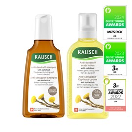 Rausch Coltsfoot Anti-Dandruff Shampoo 200ml & Lotion 200ml Set - [SET] Shampoo 200ml & Lotion 200ml Set