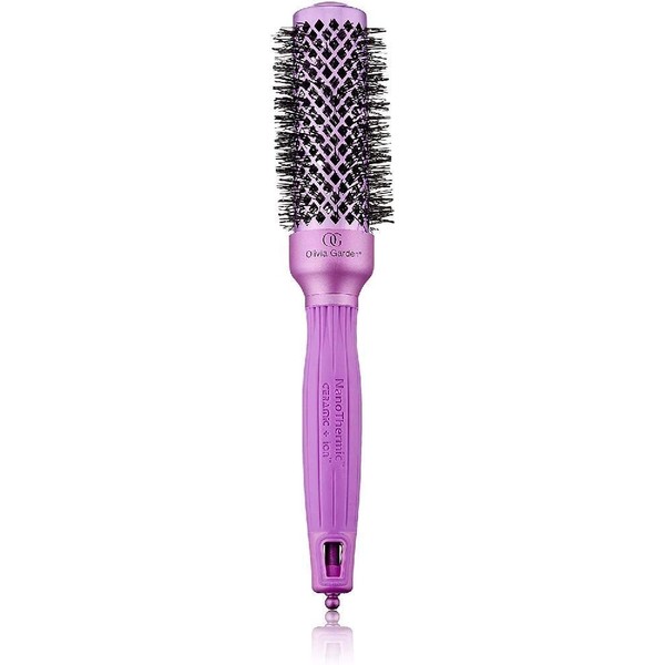Olivia Garden Nano Thermo Valentine Hair Brush 50mm Outside Diameter Purple
