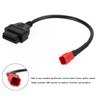 Frezon OBD2 Motorcycle Cable Fit For Honda 6 Pin Plug