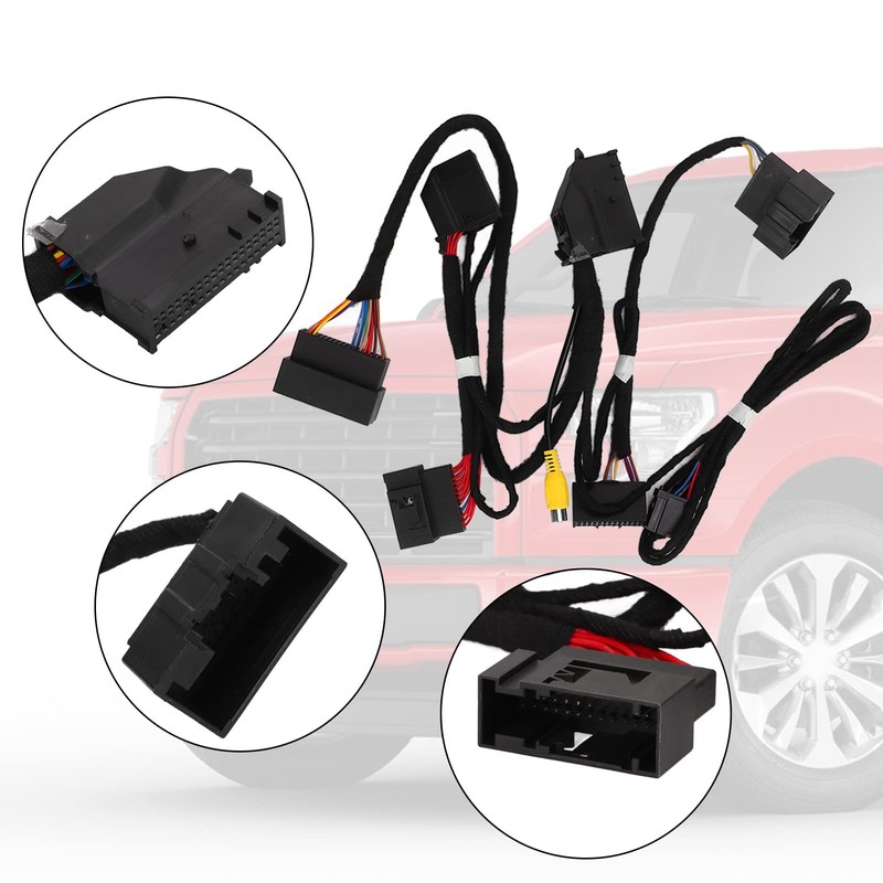 aqxreight Conversion Power Harness,Car 4in to 8in PNP Conversion Harness