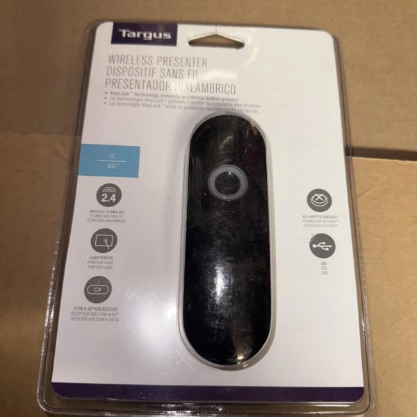 Targus AMP13US Wireless Laser Presentation Remote With KeyLock - NEW
