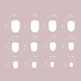 24pcs Short Oval False Nail French Gradient Pink Press On Nail False Nail DIY Manicure Removable Nail Tips