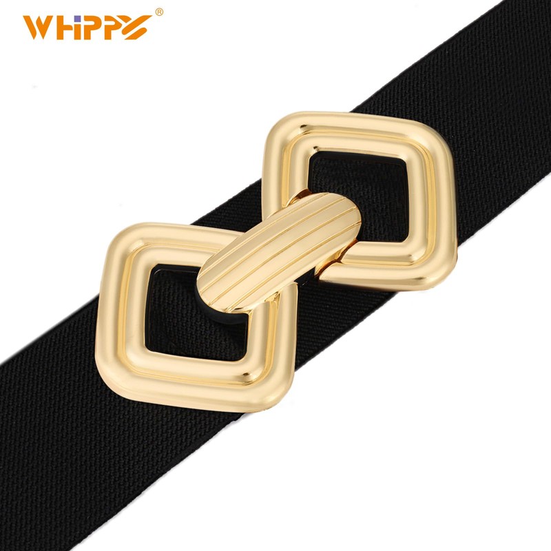WHIPPY Women Wide Elastic Belt Vintage Stretchy Waistband with Retro