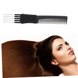 WOONEKY Professional Barber Comb Set 4pcs Steel Needle Tail for Styling Hairdressing