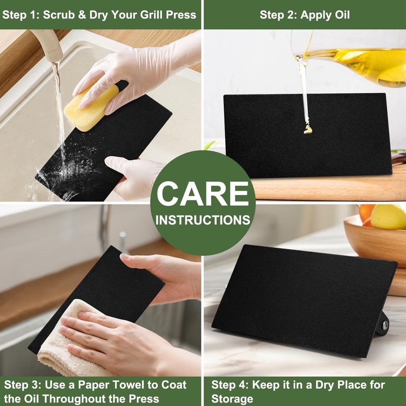 EWFEN Smash Burger Press (Round & Rectangle)