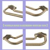 Anqiue Bronze Double Curtain Rods For Windows 28-48 Inch,Heavy Duty