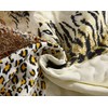 MarCielo 3 Piece Quilted Bedspread Leopard Print Quilt Quilt Set