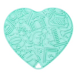 Aruicheng Lick Mat Dog Premium Lick Mat Dog Slow Feeder Dog Lick Mat with Suction Power for Relief of Dog Anxiety Cat Lick Mat Light Blue Lick Mat for Dogs