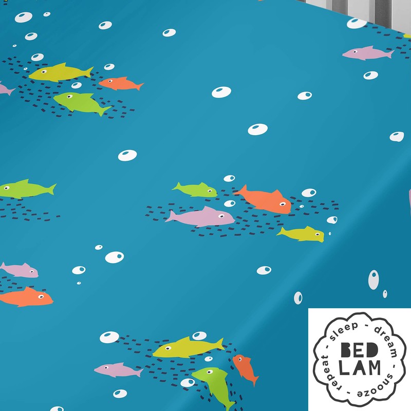 Bedlam Bedding, Boys, Children, Kids Fitted Sheet Single, Polyester, Multicolour