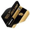 WINMAU Rhino Ireland Black & Gold Flag Dart Flights -