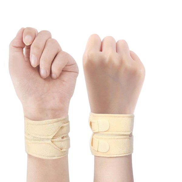 Clcyricher 手首 サポーター 腱鞘 関節 固定 二重加圧 固定サポーター 怪我防止 超薄&軽量