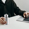 Boziee 280 ml Small Stainless Steel Thermos Flask, BPA-Free, Portable