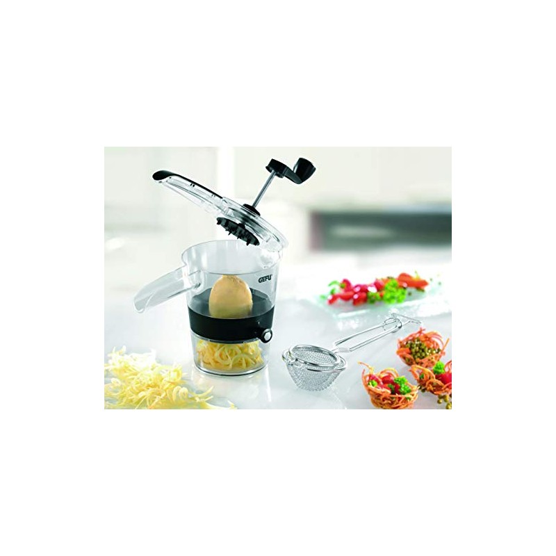 NEW GEFU Spiralfix Spiral Slicer Vegetable Cutter Julienne 13410 Bpa-free