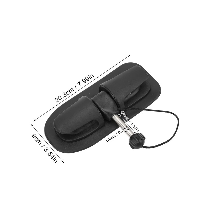 Aramox 1 Pair of Rowing Holder Paddle Keeper Lock Support