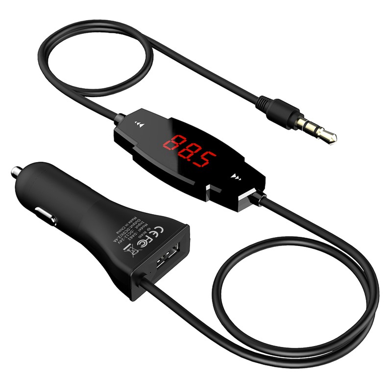 dodocool Wireless FM Transmitter Radio Car Kit with Hands-Free Function
